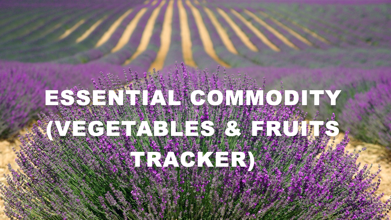 Essential Commodity (Vegetables & Fruits Tracker)